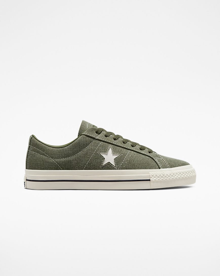 Bascheți Barbati Converse CONS One Star Pro Workwear Masline Verzi Negrii | RO VZILE075